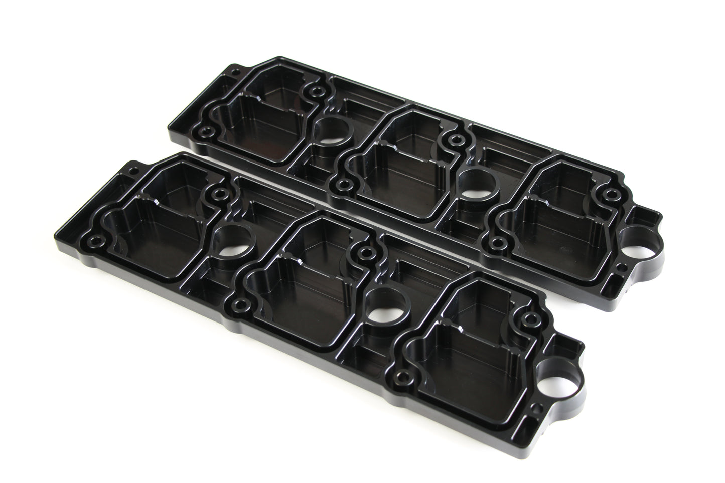 Ventildeckelsatz Porsche 993-Alu-hochfest-gefräst-billet-schwarz