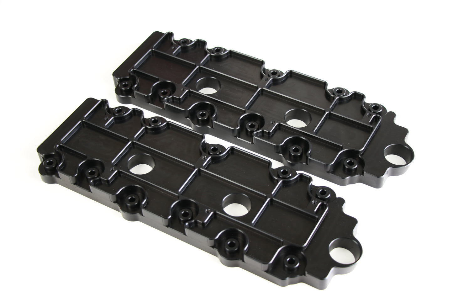 Ventildeckelsatz Porsche 993-Alu-hochfest-gefräst-billet-schwarz